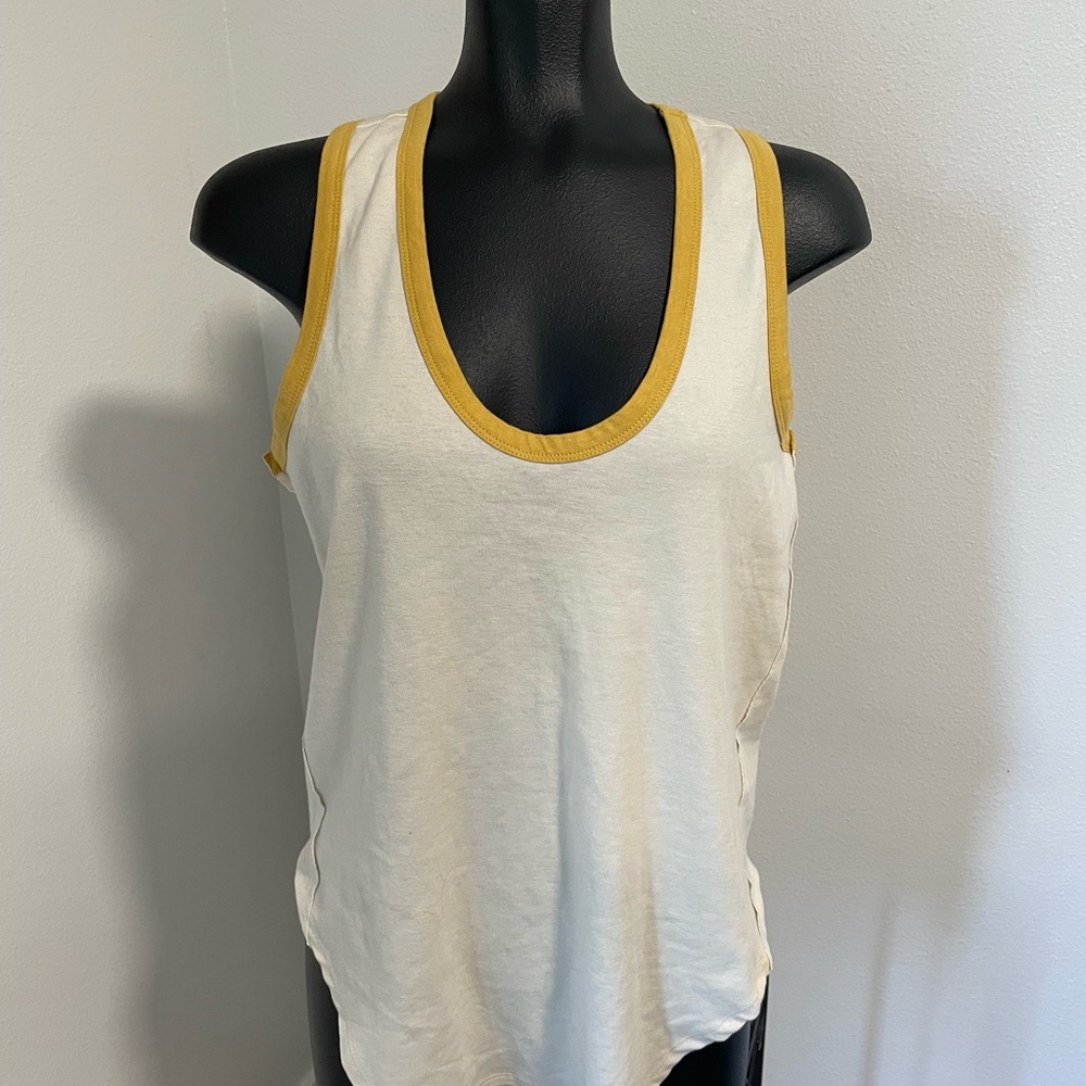 Women's Cream and yellow tank free people